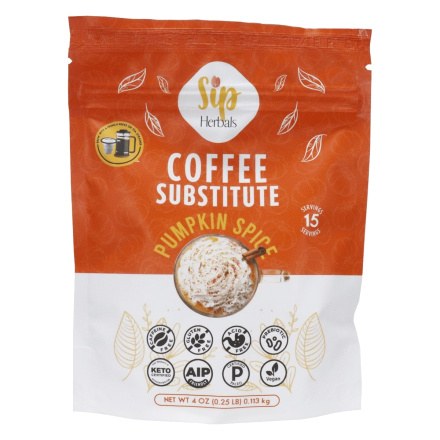 Front of Sip Herbal Coffee Substitute Pumpkin Spice
