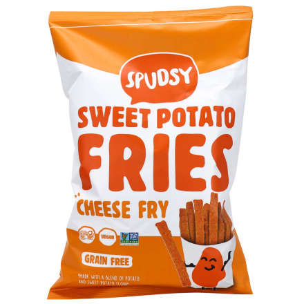 Front of Spudsy Sweet Potato Fries Cheese Fry 