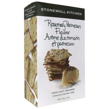 Front of Stonewall Kitchen Rosemary Parmesan Crackers