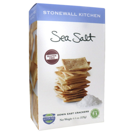 Front of Stonewall Kitchen Gluten-Free Crackers Sea Salt
