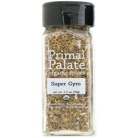 Primal Palate Organic Spices Super Gyro, AIP Friendly, 34g