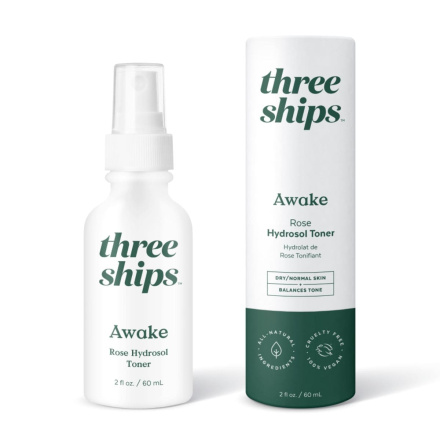 Three Ships Awake Rose Hydrosol Toner