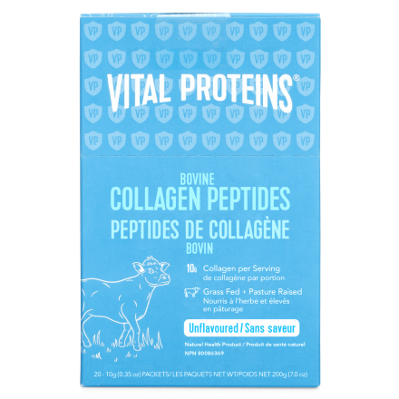 Closed Box of Vital Proteins Pasture-Raised, Grass-Fed Collagen Peptides, 20 Sticks