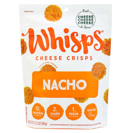 Front of Whisps Nacho Cheese Crisps, 60g