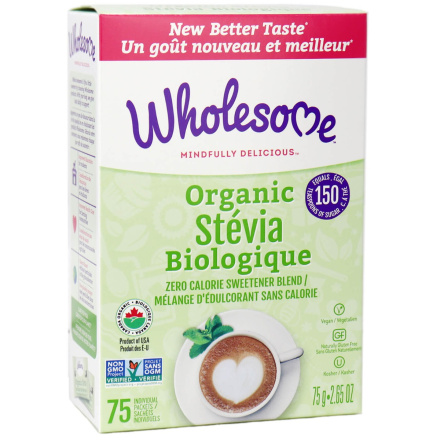 Wholesome Sweeteners Organic Stevia, 75 Packets