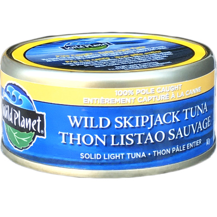 Wild Planet Non-GMO Wild Skipjack Light Tuna, 142g