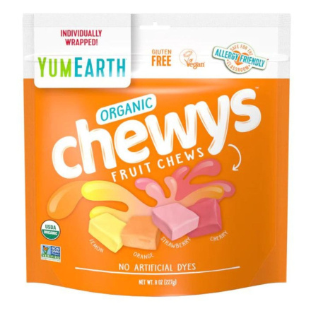 Front of YumEarth Organic Fruit Chews