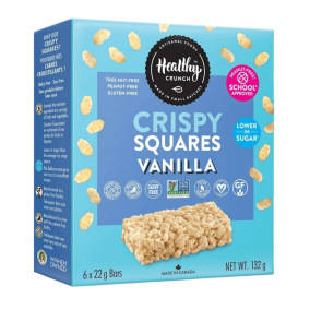 Healthy Crunch Crispy Squares Vanilla, 6 bars