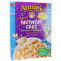 Front of Annie’s Homegrown Organic Birthday Cake Bunnies & Balloons Cereal, 266g
