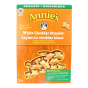Front of Annie's Homegrown Organic Baked Crackers White Cheddar Bunnies