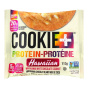 Front of Bake City Vegan Protein Cookies Hawaiian Macadamia White Chocolate Coconut