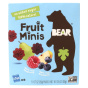 Front of BEAR Snacks No Added Sugar Fruit Minis Raspberry & Blueberry