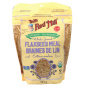 Front of Bob's Red Mill Organic Whole Grain Flaxseed Meal