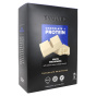 Front of Evolved Chocolate + Protein White Macadamia With Collagen