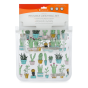 Front of Full Circle Ziptuck Reusable Lunch Set Cactus, 2 pack