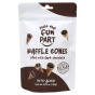 Front of Just The Fun Part Waffle Cones Snack Belgian Dark Chocolate