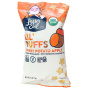 Front of Lesser Evil Lil' Puffs Sweet Potato Apple Grain Free Snack, 71g