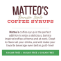 Matteo’s Sugar-Free Barista Coffee Syrups Thin Irish Cream, 750mL 