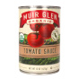 Front of Muir Glen Organic Tomato Sauce