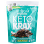 Front of No Sugar Company Keto Krax Dark Chocolatey Almond & Coconut, 245g