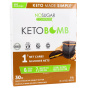 Front of No Sugar Company Keto Bomb Dark Chocolate Peanut Butter, 30ct