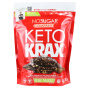 Front of No Sugar Company Keto Krax Dark Chocolatey Sea Salt & Almond, 245g
