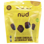 Front of Nud Snacks Chocolate Covered Chewy Bananas, 100g