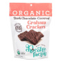 Front of Nut-Free Chocolate Factory Dark Chocolate Covered Graham Crackers