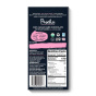 Back of Pascha Black Bar 100% Cacao Dark Chocolate with Cocoa Nibs, 80g