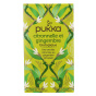 Front 2 of Pukka Lemongrass & Ginger Organic Caffeine-Free Herbal Tea, 36g