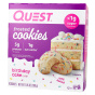 Front of Quest Keto Soft Baked Frosted Cookies Birthday Cake Flavour, 8 Cookies