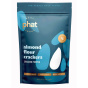 Front of Real Phat Foods Keto Almond Flour Crackers Cracked Pepper