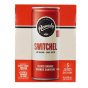 Front of Remedy No Sugar Switchel Blood Orange, 4 x 330mL cans