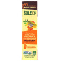 Front of Solely Organic Drizzled Fruit Jerky Pineapple Coconut