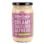 Front of Sonoma Gourmet Keto Creamy Cauliflower Alfredo Delicious Alfredo Sauce, 439g