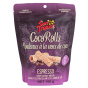 Front of Sun Tropics CocoRolls Espresso Rolled Coconut Wafers, 100g