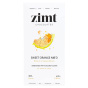 Front of Zimt Chocolates 80% Cacao Sweet Orange Nib’d, 40g