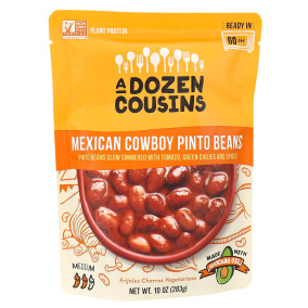 Front of A Dozen Cousins Mexican Cowboy Pinto Beans, 283g