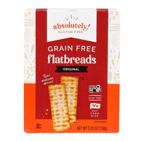 Front of Absolutely! Gluten-Free Grain Free Flatbreads Original, 150g