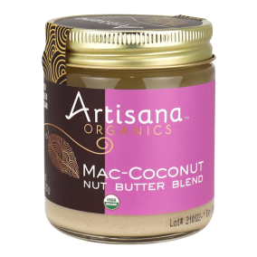Front of Artisana Organics Mac-Coconut Nut Butter Blend, 227g