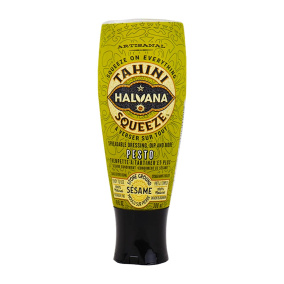Front of Halvana Tahini Squeeze Pesto
