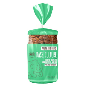 Front of Base Culture Keto Bread 7 Nuts & Seeds