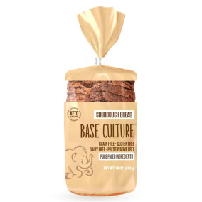 Front of Base Culture Gluten-Free Keto Bread Sourdough