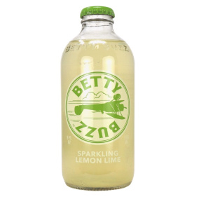 Front of Betty Buzz Sparkling Mixer Lemon Lime
