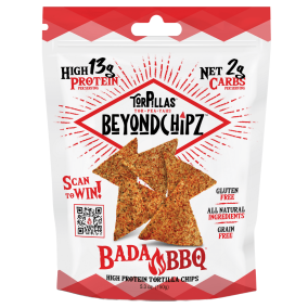 Front of BeyondChipz Bada BBQ, 150g