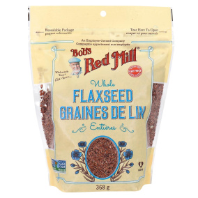 Front of Bob’s Red Mill Whole Flaxseed, 368g