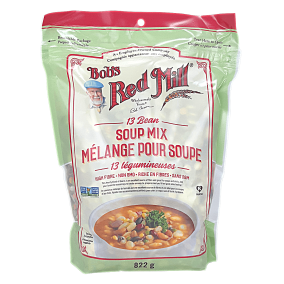 Front of Bob's Red Mill 13 Bean Soup Mix, 822g