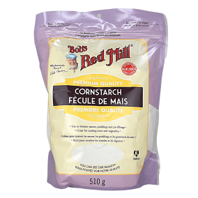 Front of Bob's Red Mill Corn Starch, 510g