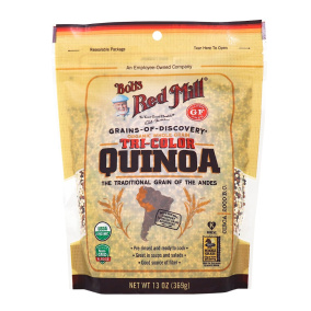 Front of Bob's Red Mill Organic Tricolour Quinoa, 369g 