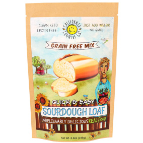 Front of California Country Gal Grain-Free Sourdough Loaf Mix